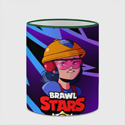 Кружка 3D Джеки Brawl Stars Jacky, цвет: 3D-зеленый кант — фото 2