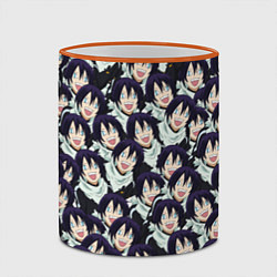 Кружка 3D ЯТО БЕЗДОМНЫЙ БОГ, цвет: 3D-оранжевый кант — фото 2