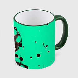 Кружка 3D Undertale, цвет: 3D-зеленый кант