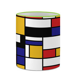 Кружка 3D Color blocking, цвет: 3D-светло-зеленый кант — фото 2