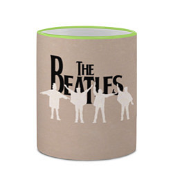 Кружка 3D The Beatles, цвет: 3D-светло-зеленый кант — фото 2