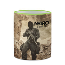 Кружка 3D Metro Exodus, цвет: 3D-светло-зеленый кант — фото 2