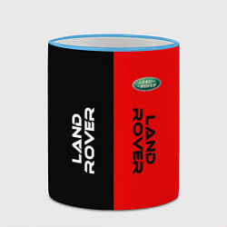 Кружка 3D Range Rover, цвет: 3D-небесно-голубой кант — фото 2