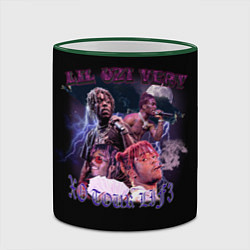 Кружка 3D LIL UZI VERT XO TOUR LIF3, цвет: 3D-зеленый кант — фото 2