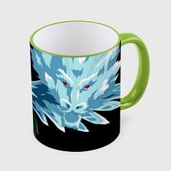 Кружка 3D Bleach Блич, цвет: 3D-светло-зеленый кант
