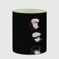 Кружка 3D Jujutsu Kaisen, цвет: 3D-светло-зеленый кант — фото 2
