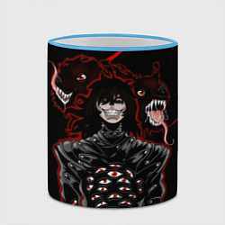 Кружка 3D Hellsing Хеллсинг, цвет: 3D-небесно-голубой кант — фото 2