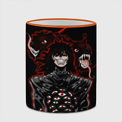 Кружка 3D Hellsing Хеллсинг, цвет: 3D-оранжевый кант — фото 2