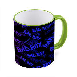Кружка 3D Bad Boy, цвет: 3D-светло-зеленый кант