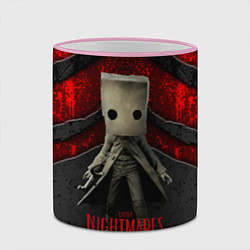 Кружка 3D Little Nightmares 2, цвет: 3D-розовый кант — фото 2