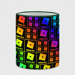 Кружка 3D ROBLOX, цвет: 3D-зеленый кант — фото 2