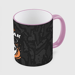 Кружка 3D Камуфляж для рыбака, цвет: 3D-розовый кант