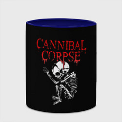 Кружка 3D Cannibal Corpse 1, цвет: 3D-белый + синий — фото 2