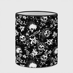 Кружка 3D Панк, цвет: 3D-черный кант — фото 2