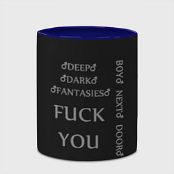 Кружка 3D Gachi words, цвет: 3D-белый + синий — фото 2