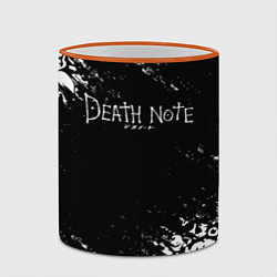 Кружка 3D DEATH NOTE ТЕТРАДЬ СМЕРТИ, цвет: 3D-оранжевый кант — фото 2