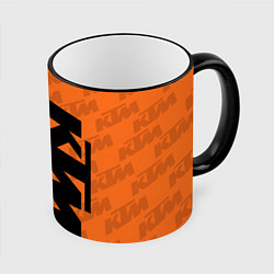Кружка 3D KTM КТМ Z, цвет: 3D-черный кант