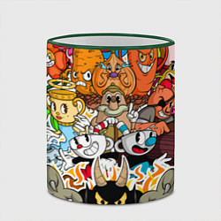 Кружка 3D CUPHEAD, цвет: 3D-зеленый кант — фото 2