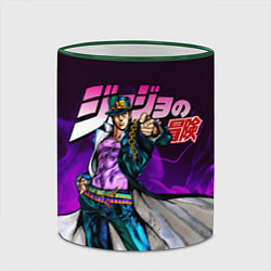 Кружка 3D JOJOS BIZARRE ADVENTURE, цвет: 3D-зеленый кант — фото 2