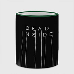 Кружка 3D DEAD INSIDE DEATH STRANDING, цвет: 3D-зеленый кант — фото 2