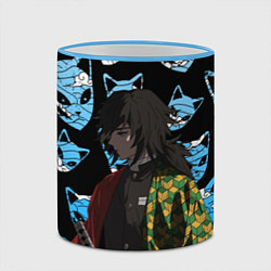 Кружка 3D ГИО ТОМИОКА КЛИНОК, цвет: 3D-небесно-голубой кант — фото 2