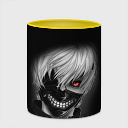 Кружка 3D TOKYO GHOUL ТОКИЙСКИЙ ГУЛЬ, цвет: 3D-белый + желтый — фото 2