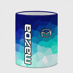 Кружка 3D Mazda Motor, цвет: 3D-синий кант — фото 2