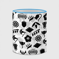 Кружка 3D БЛИЧ КАПИТАНЫ ГОТЕЙ 13 ЭМБЛЕМЫ, цвет: 3D-небесно-голубой кант — фото 2