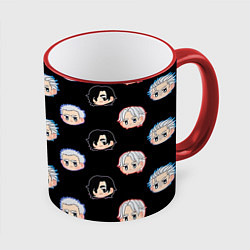 Кружка 3D DMC Pattern, цвет: 3D-красный кант