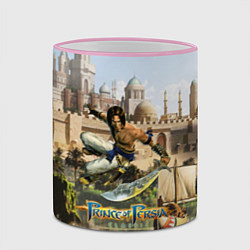 Кружка 3D Принц Персии классика, цвет: 3D-розовый кант — фото 2