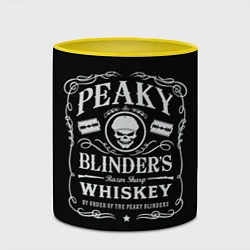 Кружка 3D Острые Козырьки Whiskey, цвет: 3D-белый + желтый — фото 2