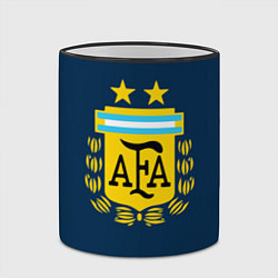 Кружка 3D Сборная Аргентины, цвет: 3D-черный кант — фото 2