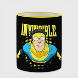 Кружка 3D Invincible, цвет: 3D-желтый кант — фото 2