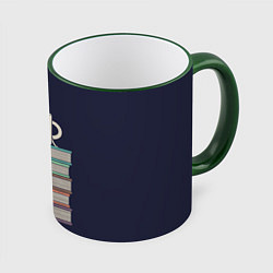 Кружка 3D Book Cup, цвет: 3D-зеленый кант
