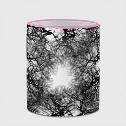 Кружка 3D Texture Branches, цвет: 3D-розовый кант — фото 2