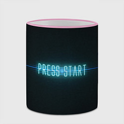 Кружка 3D Старт - игра окончена, цвет: 3D-розовый кант — фото 2