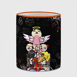 Кружка 3D The Binding of Isaac ИСААК, цвет: 3D-оранжевый кант — фото 2