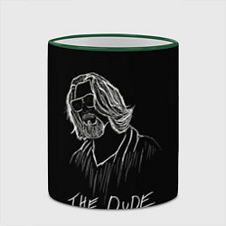 Кружка 3D THE DUDE Большой Лебовски, цвет: 3D-зеленый кант — фото 2