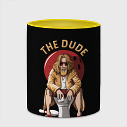Кружка 3D THE DUDE Big Lebowski, цвет: 3D-белый + желтый — фото 2
