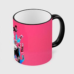 Кружка 3D Амамия, цвет: 3D-черный кант