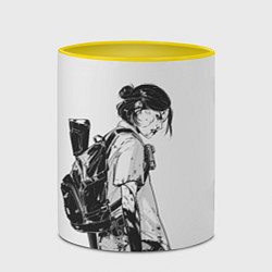 Кружка 3D BW Elly, цвет: 3D-белый + желтый — фото 2