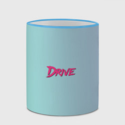 Кружка 3D В стиле Drive, цвет: 3D-небесно-голубой кант — фото 2