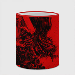 Кружка 3D BERSERK БЕРСЕРК, цвет: 3D-красный кант — фото 2