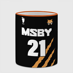 Кружка 3D 21 MSBY BLACK JACKALS, цвет: 3D-оранжевый кант — фото 2