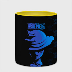 Кружка 3D Манки Д Луффи One Piece, цвет: 3D-белый + желтый — фото 2