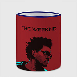 Кружка 3D The weeknd, цвет: 3D-синий кант — фото 2