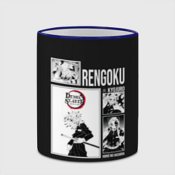 Кружка 3D Rengoku, цвет: 3D-синий кант — фото 2