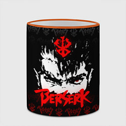 Кружка 3D BERSERK ЛОГО, цвет: 3D-оранжевый кант — фото 2