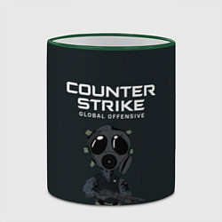 Кружка 3D CS GO COUNTER TERRORIS Z, цвет: 3D-зеленый кант — фото 2