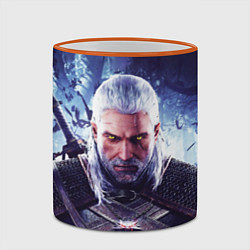 Кружка 3D THE WITCHER GERALT OF RIVIA, цвет: 3D-оранжевый кант — фото 2